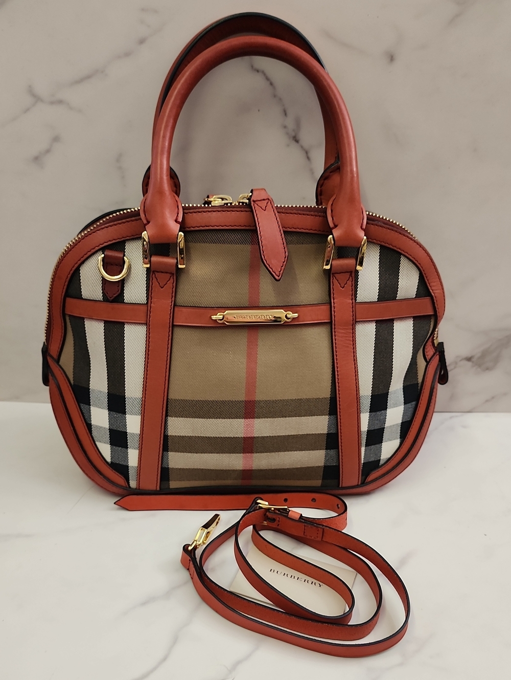 Authentic Nova Check Bowling 2-way Bag With Digital COA - Picture 13 of 13